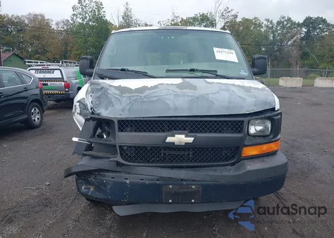 2010 Chevrolet Express 2500 Work Van from USA, damaged, VIN 1GCZGFDA5A1159519